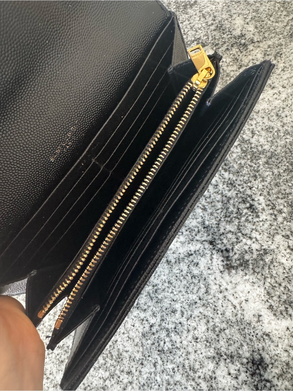YSL monogramme logo leather flap wallet - Picture 9 of 9
